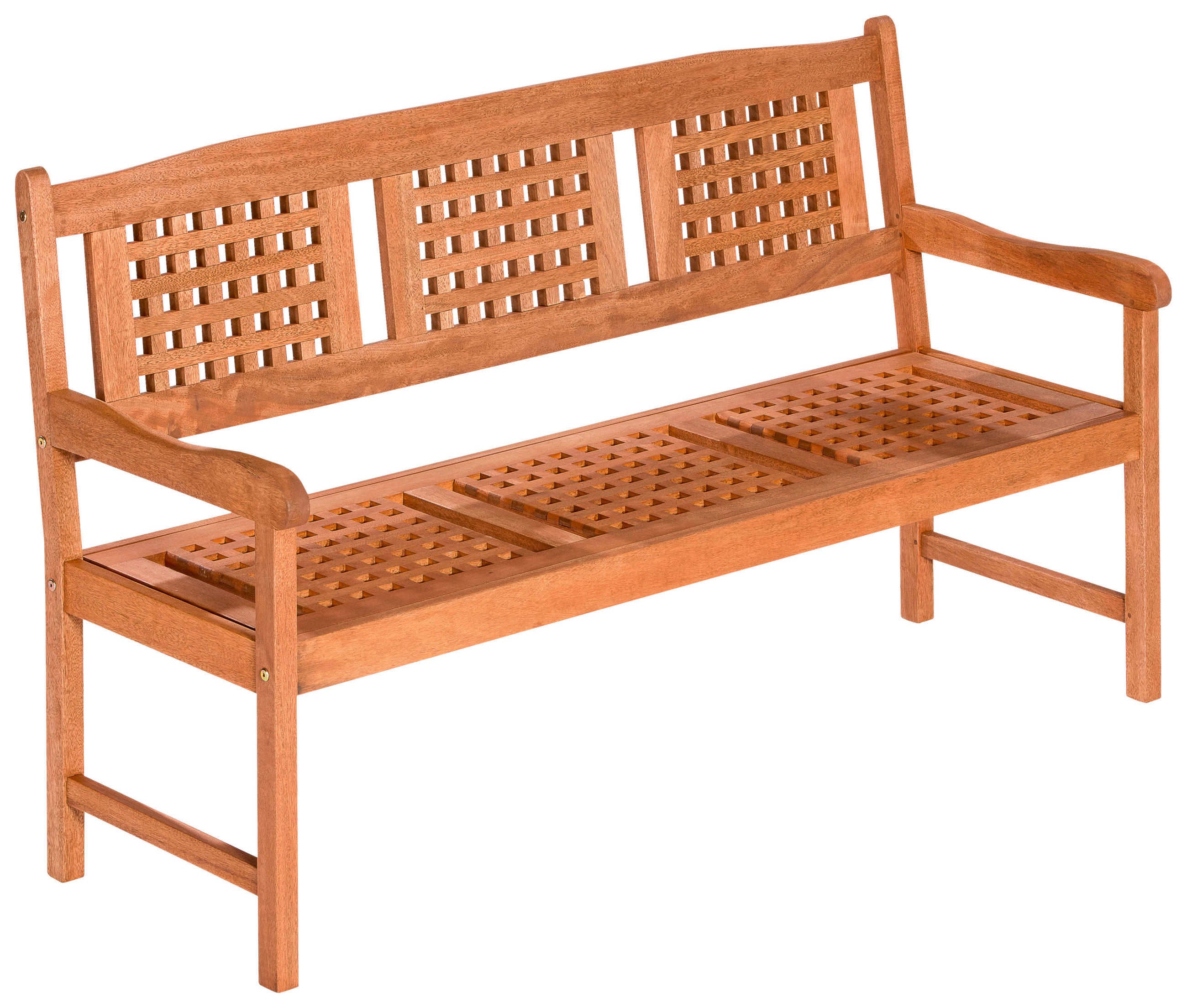 GARTENBANK 157/90/58 cm Eukalyptusholz   - Naturfarben, Basics, Holz (157/90/58cm) - Gardenson
