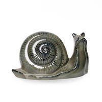 DEKOSCHNECKE - Schwarz/Grau, LIFESTYLE, Keramik (30/14/17cm)