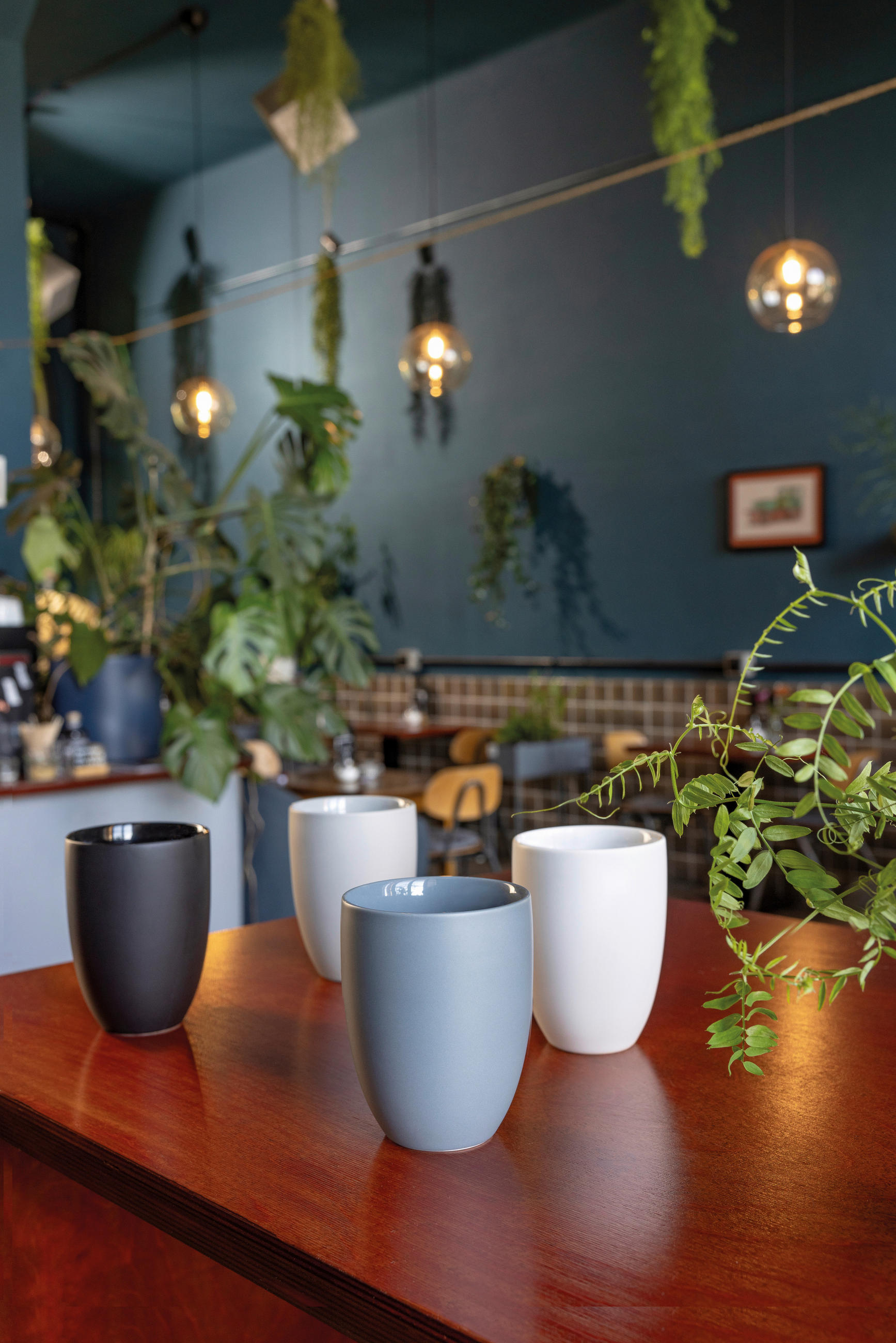TASSENSET 4-teilig  - Blau/Schwarz, Basics, Keramik (8/11cm) - Rosenthal