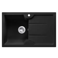SPÜLE 106201  - Schwarz, Basics, Keramik (78/50/17,5cm) - HKT