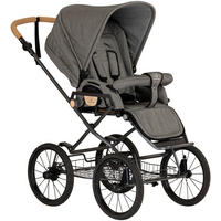 KINDERWAGEN Ida  - Anthrazit, Basics, Textil/Metall (62/110/110cm) - Naturkind