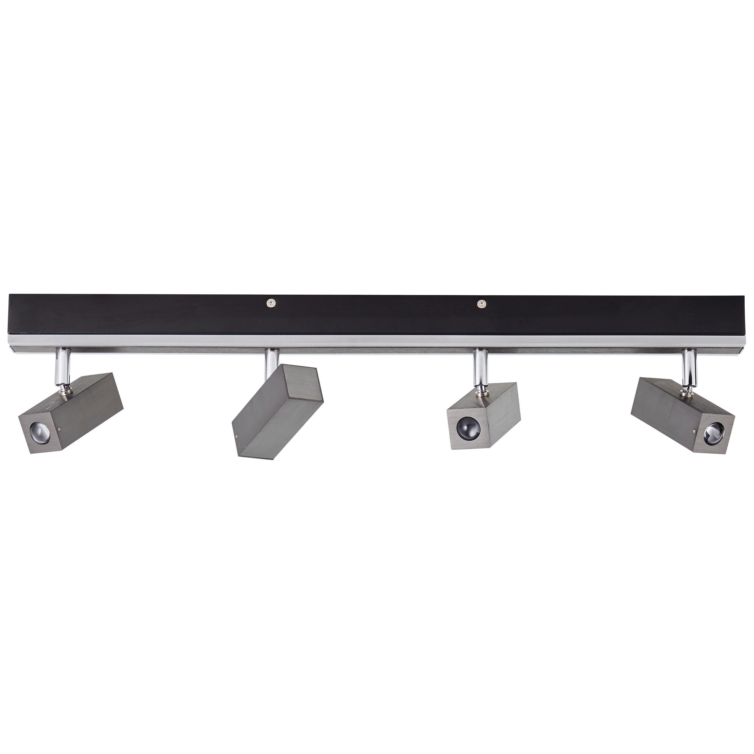 LED-STRAHLER 60/9,8/5 cm   - Schwarz/Alufarben, Design, Metall (60/9,8/5cm) - Brilliant