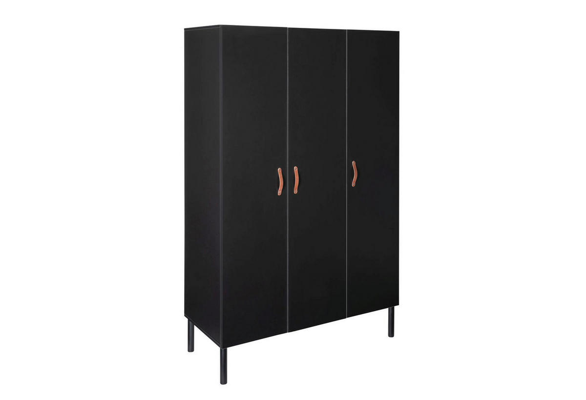 BABYZIMMER Meldody black  - Schwarz, Basics, Holz/Holzwerkstoff - Schardt