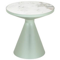 SOFFBORD i keramik 50/52 cm  - vit/mintgrön, Design, metall/keramik (50/52cm) - Belluti