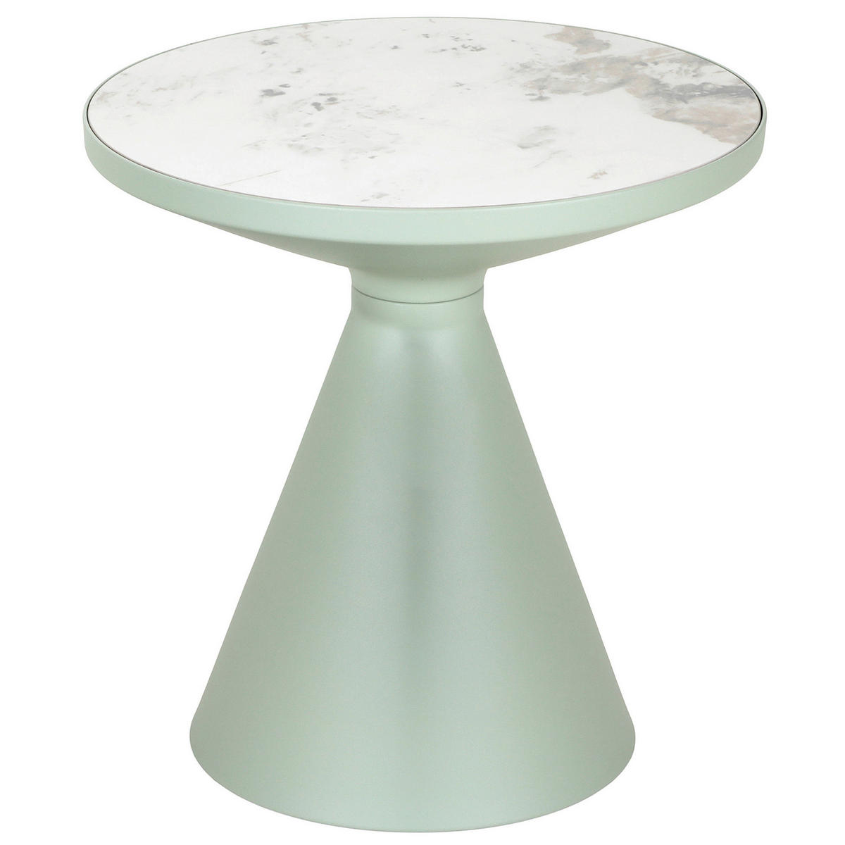 SOFFBORD i keramik 50/52 cm  - vit/mintgrön, Design, metall/keramik (50/52cm) - Belluti