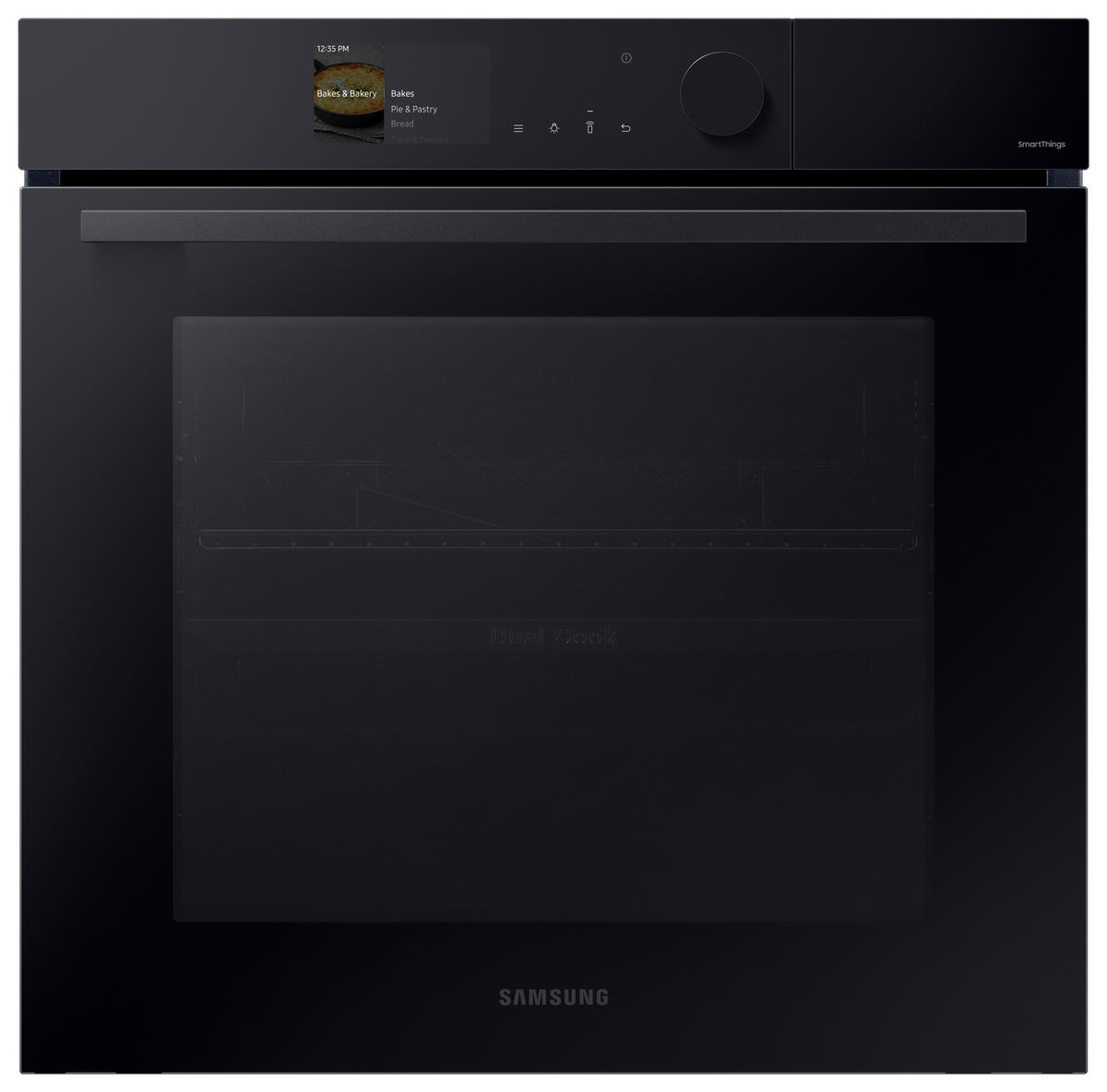 DAMPFBACKOFEN NV7B6675CCK/U1  - Schwarz, Basics, Glas/Metall (59,5/59,6/57,1cm) - Samsung