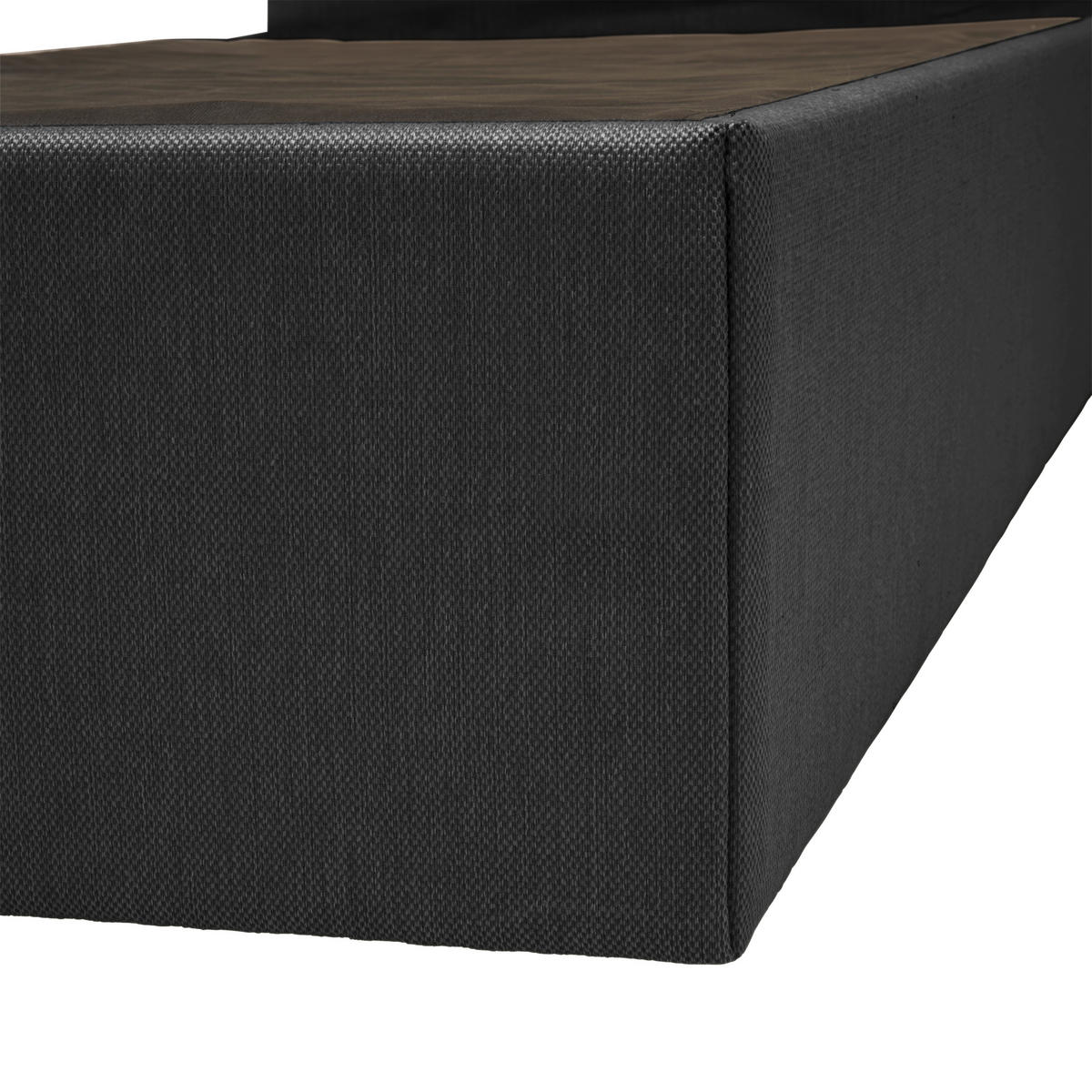 BOXBETT 90/200 cm  in Grau  - Schwarz/Grau, Basics, Kunststoff/Textil (90/200cm) - P & B