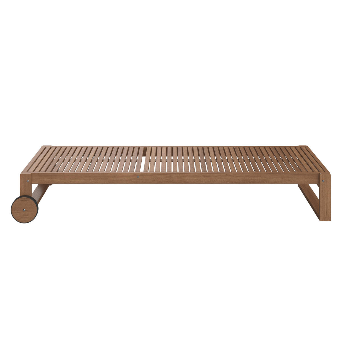 GARTENLIEGE 65,5/30/198 cm  - Teakfarben, Natur, Holz (65,5/30/198cm) - Ambia Garden