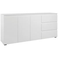 SIDEBOARD Weiß  - Schwarz/Weiß, Design, Holzwerkstoff/Kunststoff (178/80/40cm) - Carryhome
