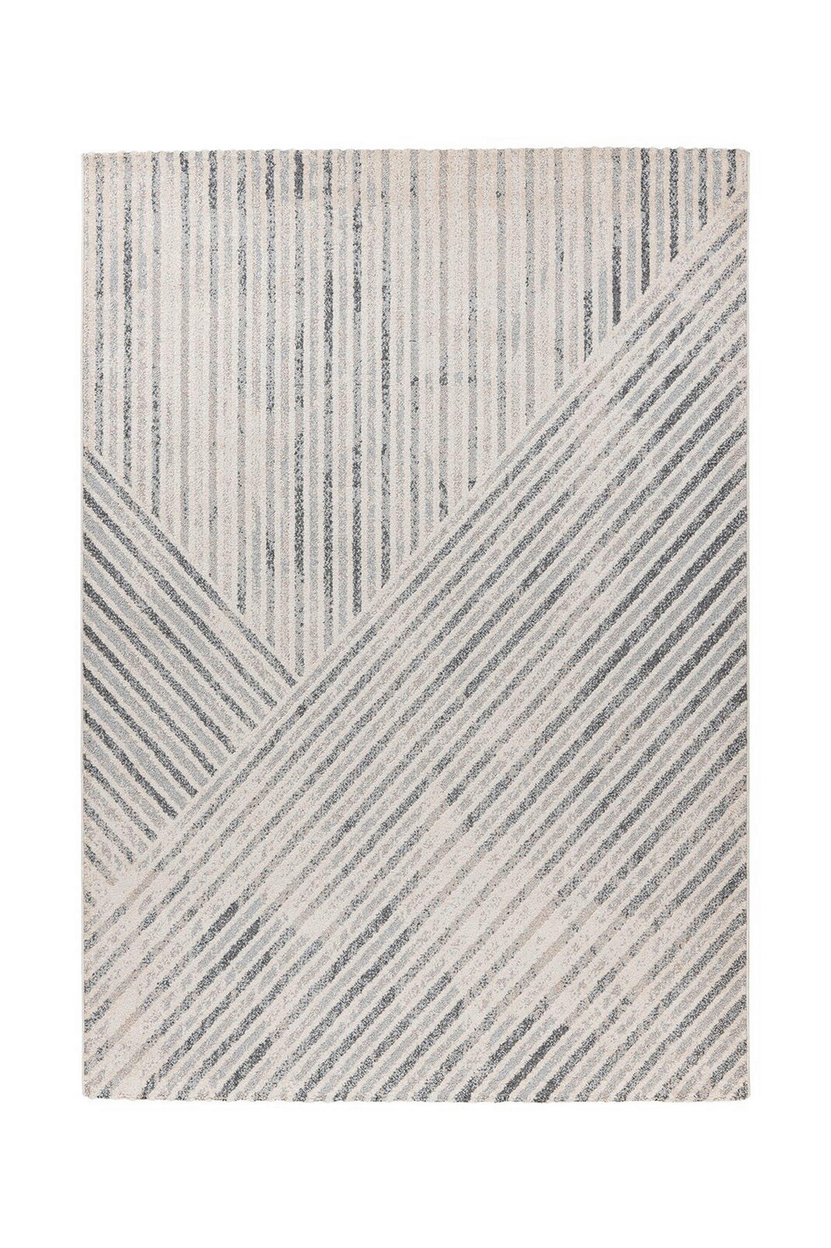 TEPPICH 120/170 cm Rhombus 125 Beige / Grau  - Beige/Grau, Konventionell, Textil (120/170cm)