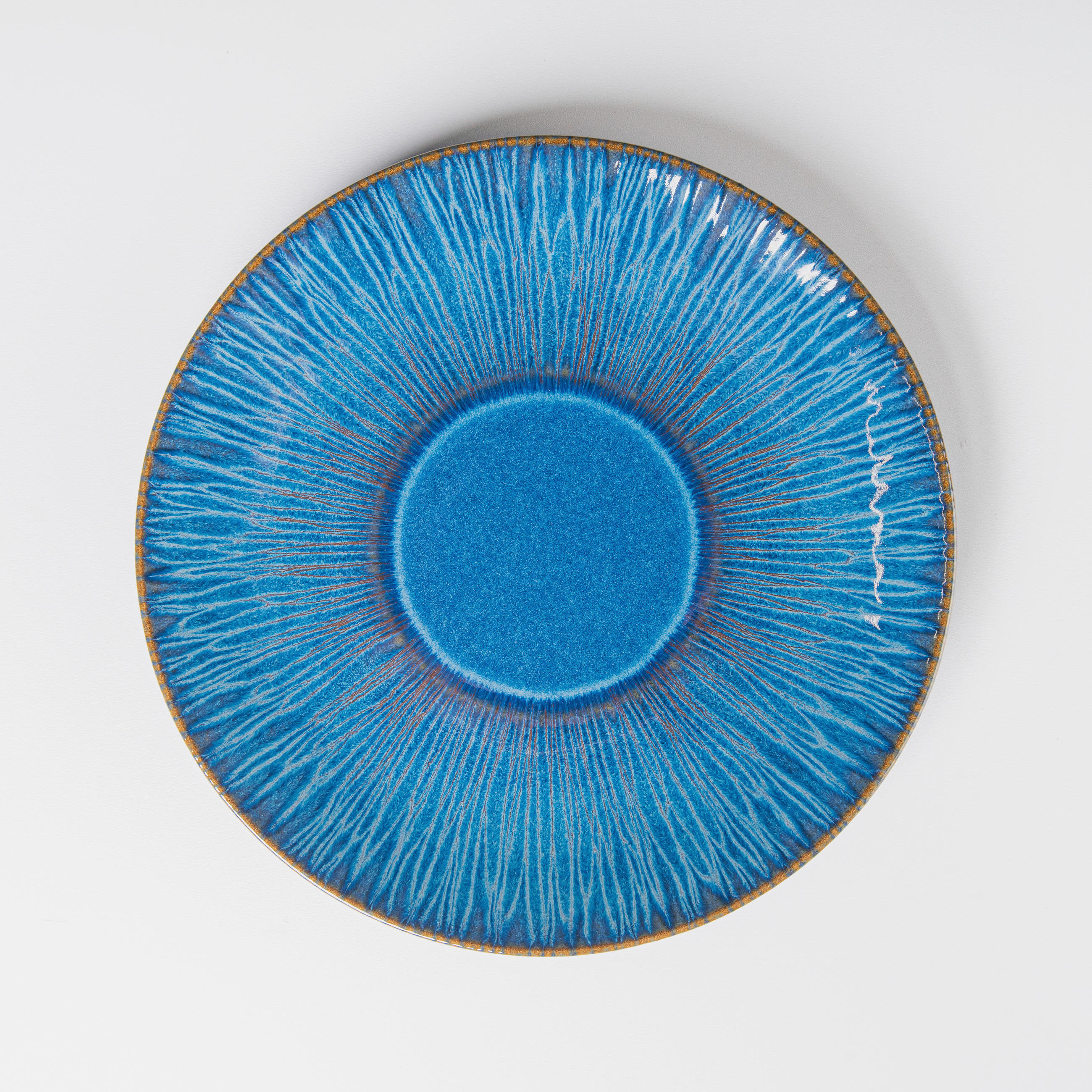 SPEISETELLERSET Blau 27,4/3 cm EISFALL  - Blau, Basics, Keramik (27,4/3cm) - Gipfelstück