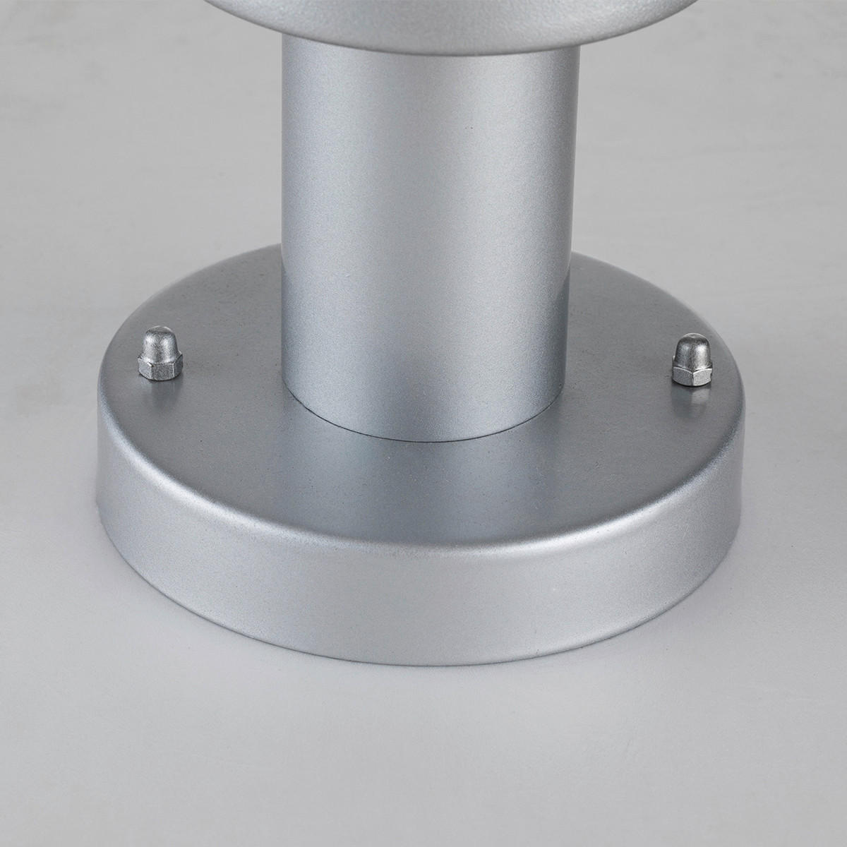 SOCKELLEUCHTE - Silberfarben, Konventionell, Glas/Metall (27.5/33.7cm) - Elstead Lighting