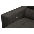 ECKSOFA  in Chenille Braun  301/207 cm  - Chromfarben/Braun, Design, Textil (301/207cm) - Xora