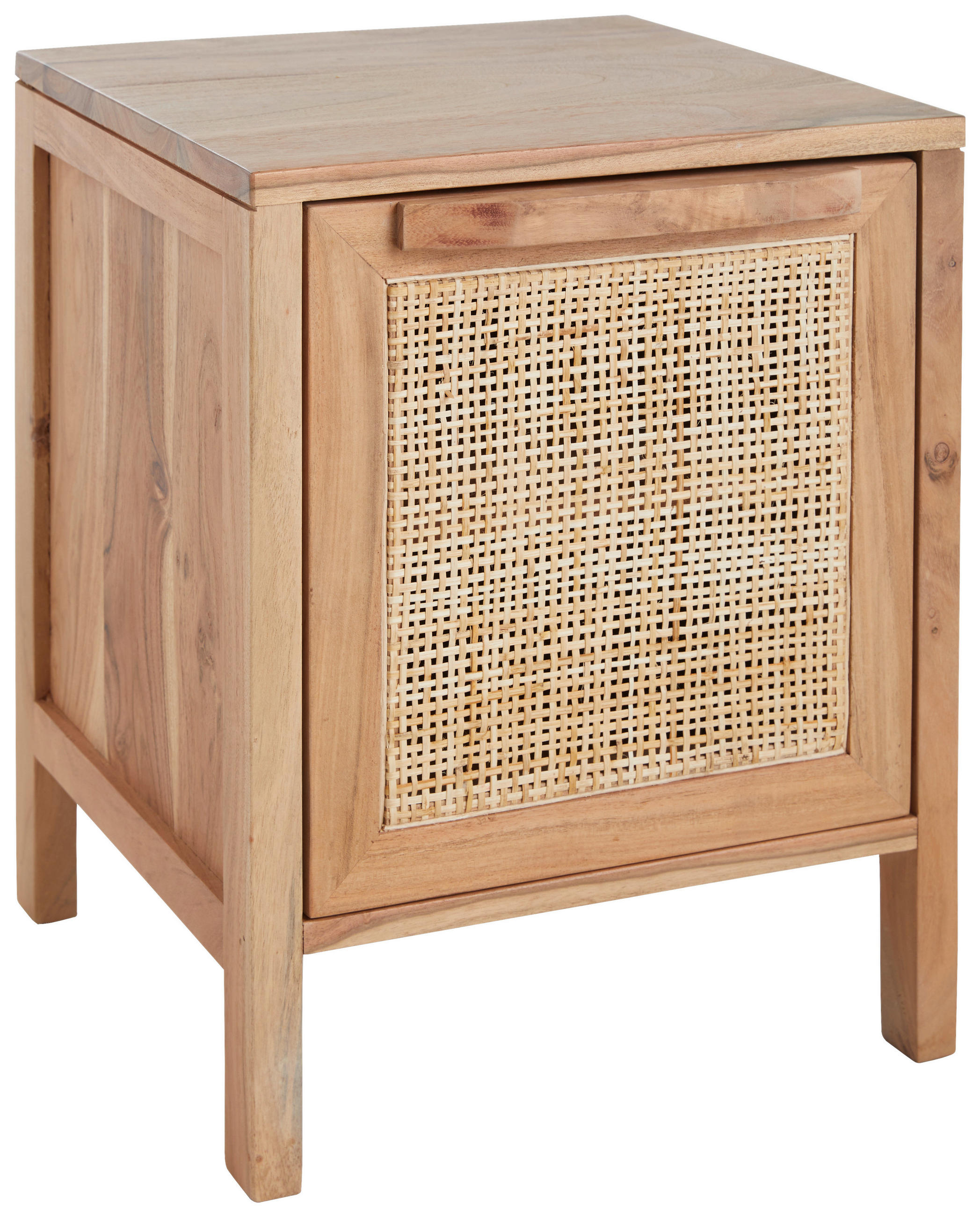 NACHTSCHRANK 40/50/40 cm Akazie Hartholz - Akaziefarben, Trend, Holz (40/50/40cm) - Livetastic