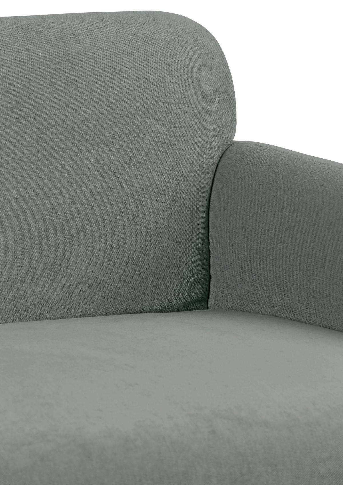 SESSEL in Samt Grau  - Schwarz/Grau, Design, Kunststoff/Textil (83/83/76cm) - MID.YOU