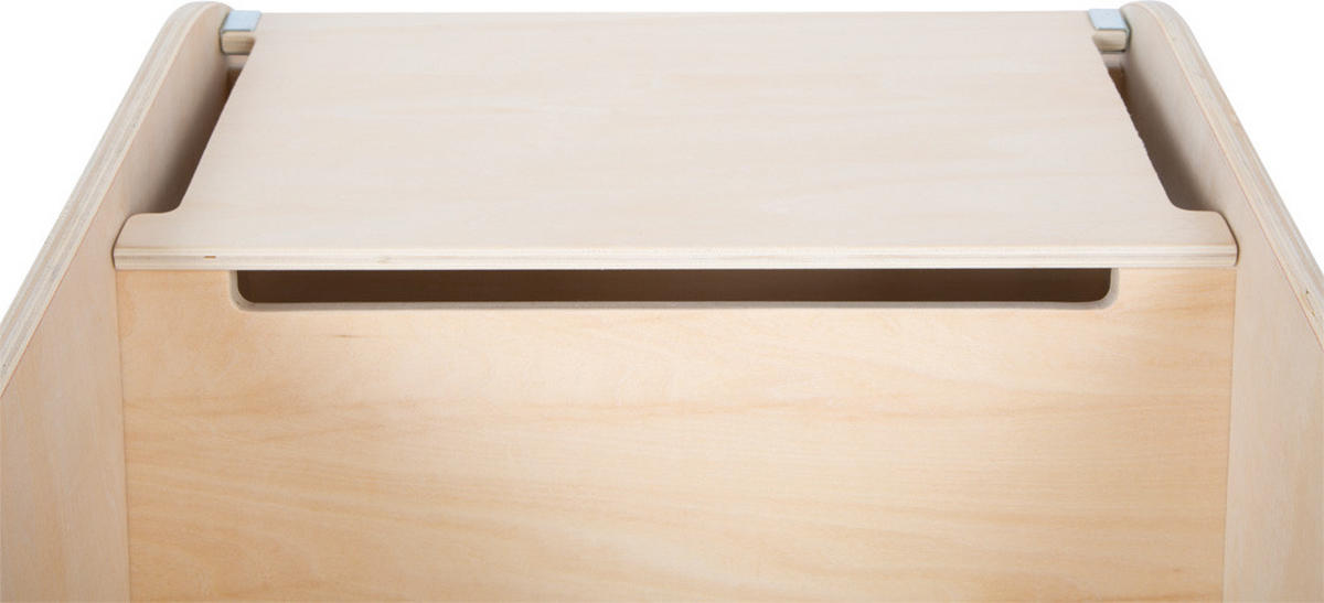 SPIELZEUGBOX  - Multicolor, Basics, Holz/Textil (63/41/51cm) - small foot