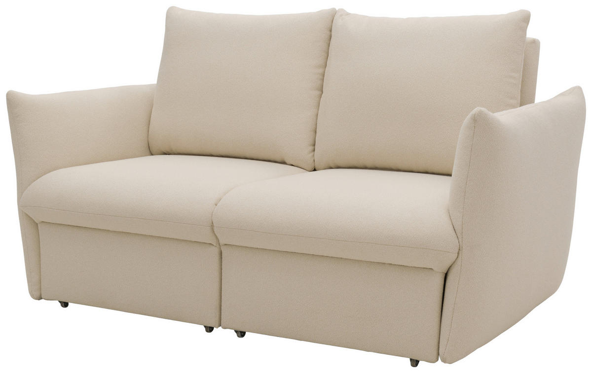 2-SITZER-SOFA in Mikrofaser Creme  - Creme, Design, Textil (180/100/97cm) - LOOKS by W.Joop