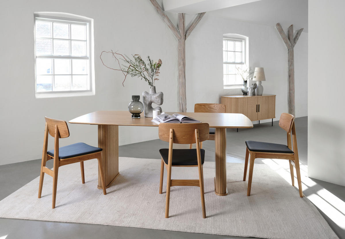 ESSTISCH in Holzwerkstoff 190/100/75 cm  - Eichefarben, Trend, Holzwerkstoff (190/100/75cm) - home24