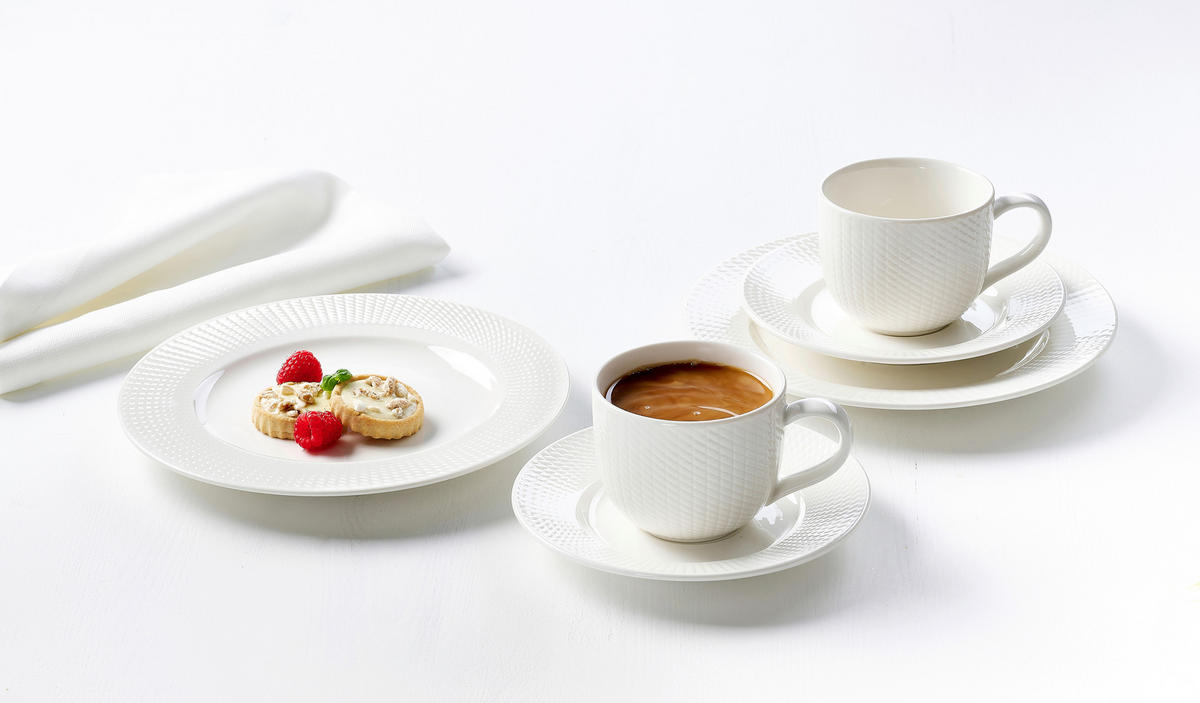 KAFFEESERVICE Saphir 18-teilig  - Weiss, Konventionell, Keramik (34,5/18,5/22,5cm) - Ritzenhoff Breker