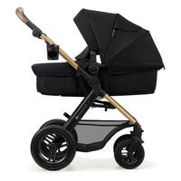 KINDERWAGENSET Moov 2 Air  - Goldfarben/Schwarz, Basics, Textil/Metall (60/86.5/106cm) - Kinderkraft