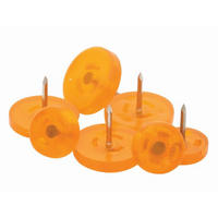 MÖBELTASSAR  per  m² - orange/aluminiumfärg, Basics, metall/plast (1,8cm)