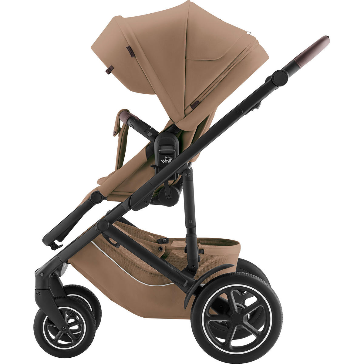 KINDERWAGENSET  Smile 5Z Set  Warm Caramel  - Hellbraun/Grau, Basics, Textil/Metall (57/112/97,7cm) - Britax Römer