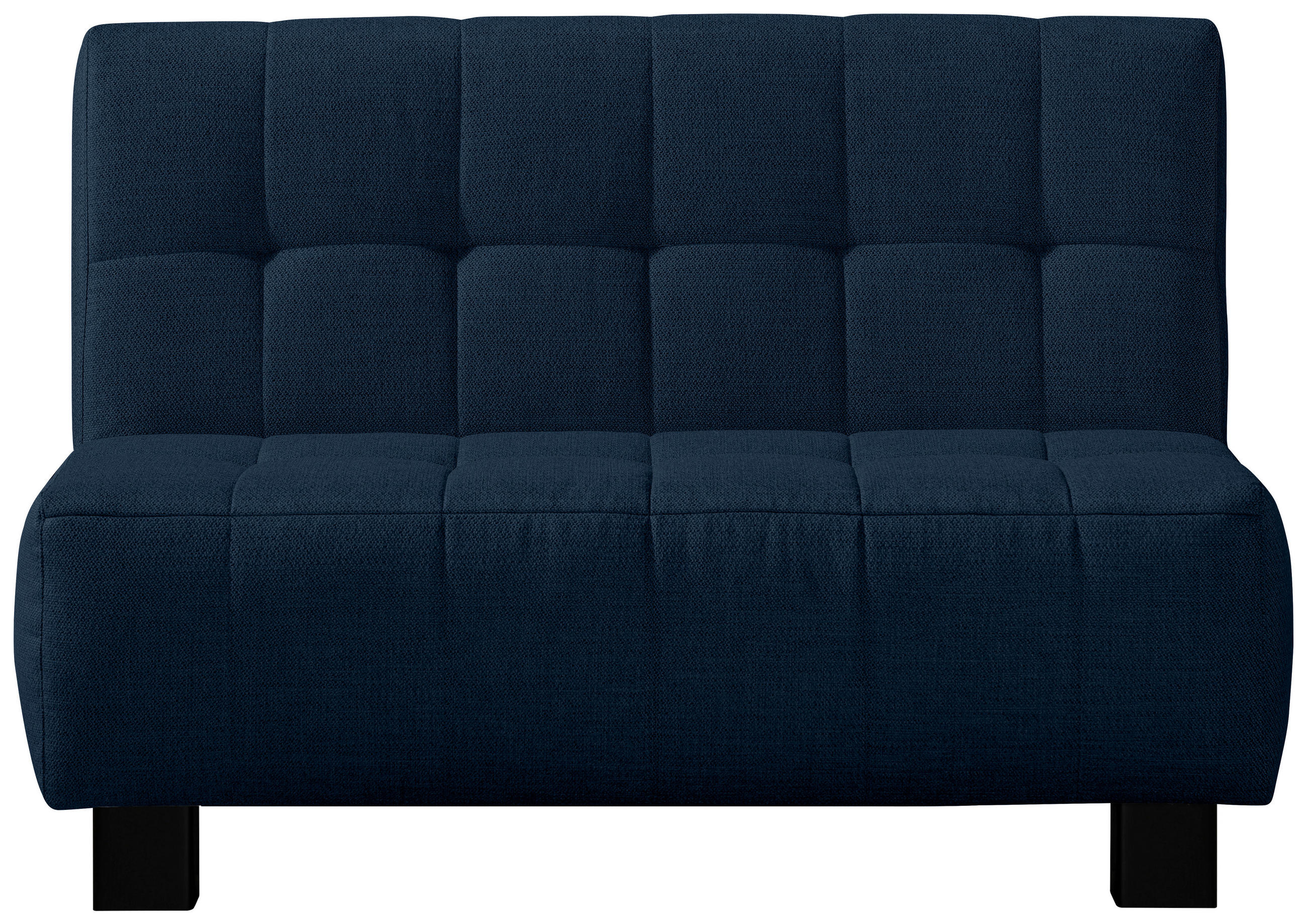 SCHLAFSOFA Dunkelblau  - Schwarz/Dunkelblau, Design, Textil/Metall (125/92/102cm) - Novel