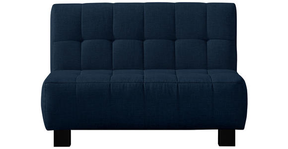 SCHLAFSOFA  in Dunkelblau  - Schwarz/Dunkelblau, Design, Textil/Metall (125/92/102cm) - Novel