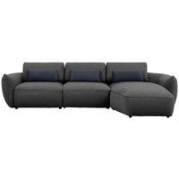 ECKSOFA chenille anthracite  - couleur graphite/noir, Design, textile/matière synthétique (340/190cm) - Belluti