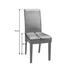 STUHL Lederlook Taupe - Taupe/Naturfarben, LIFESTYLE, Holz/Textil (42/95/54cm) - CARRYHOME