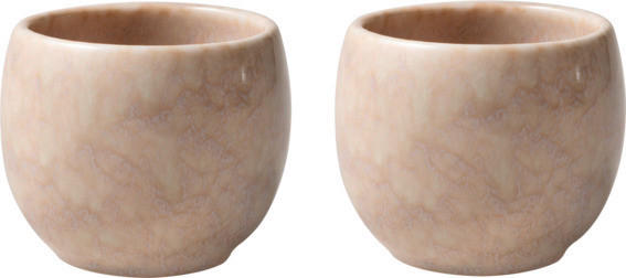 EIERBECHERSET Keramik Fine China 2-teilig  - Sandfarben, LIFESTYLE, Keramik (5,5/5,5/4,5cm) - like.Villeroy & Boch