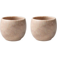EIERBECHERSET Keramik Fine China 2-teilig  - Sandfarben, LIFESTYLE, Keramik (5,5/5,5/4,5cm) - like.Villeroy & Boch