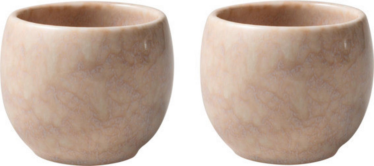 EIERBECHERSET Keramik Fine China 2-teilig  - Sandfarben, LIFESTYLE, Keramik (5,5/5,5/4,5cm) - like.Villeroy & Boch