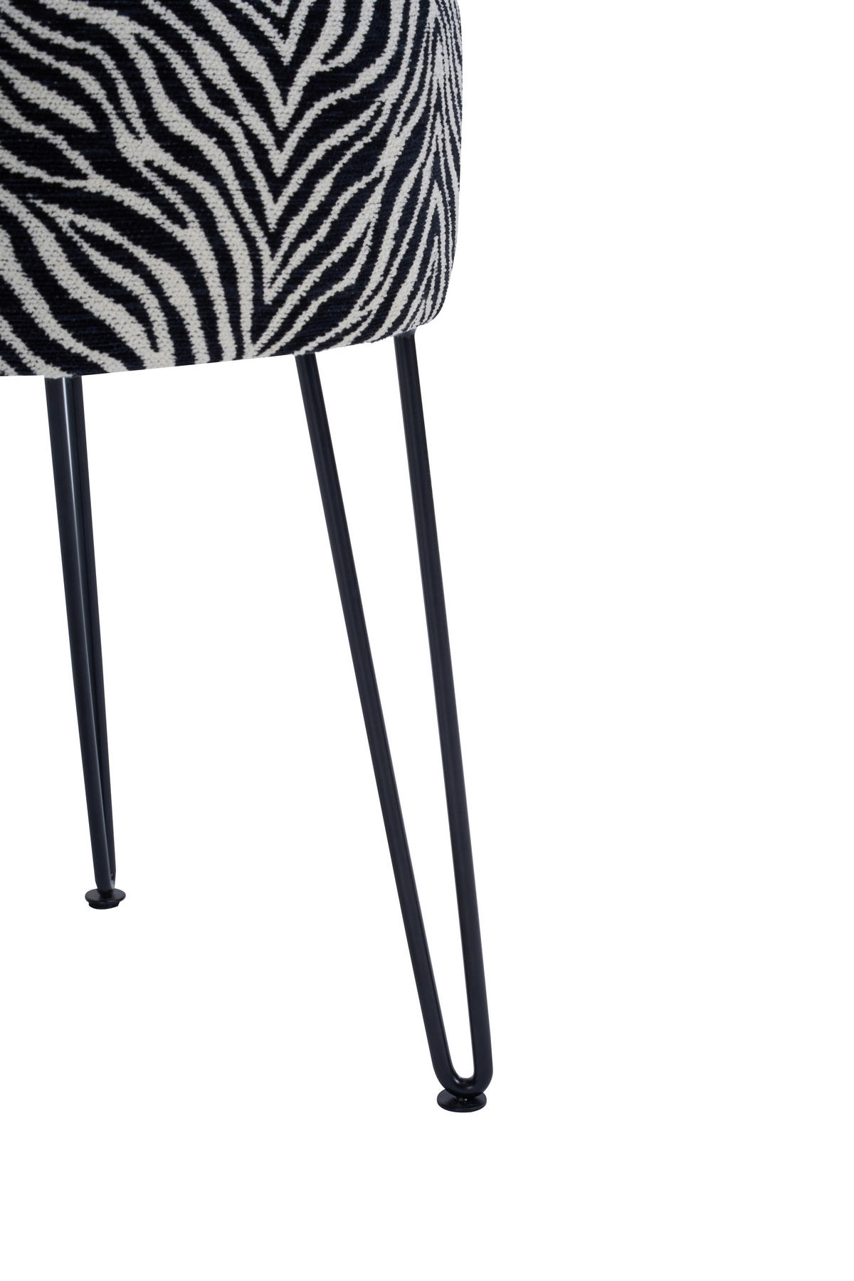 PALL i metall, textil svart, vit  - vit/svart, Klassisk, metall/textil (43/45/43cm) - Xora