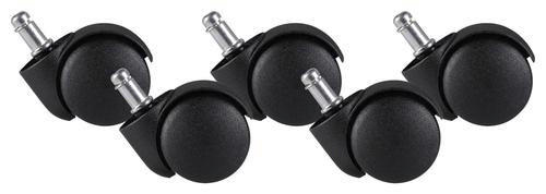 KOLEČKO PRO OTOČNÉ ŽIDLE - černá, Basics, plast (5cm) - MID.YOU