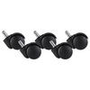 KOLEČKO PRO OTOČNÉ ŽIDLE - černá, Basics, plast (5cm) - MID.YOU
