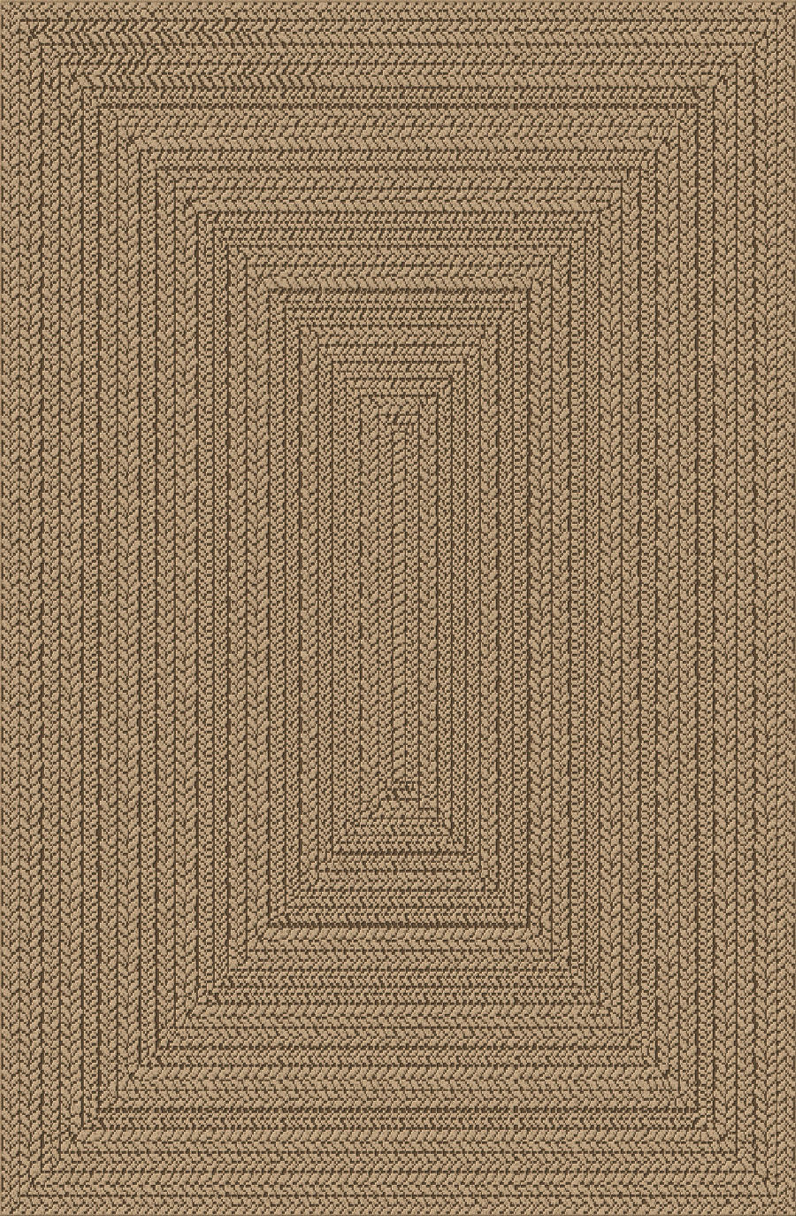 OUTDOORTEPPICH 60/90 cm Kenzy Naturfarben  - Naturfarben, KONVENTIONELL, Textil (60/90cm) - Novel