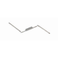 DECKENLEUCHTE TENSO MODULART  - Chromfarben/Nickelfarben, Design, Metall (9/196cm) - Fischer & Honsel