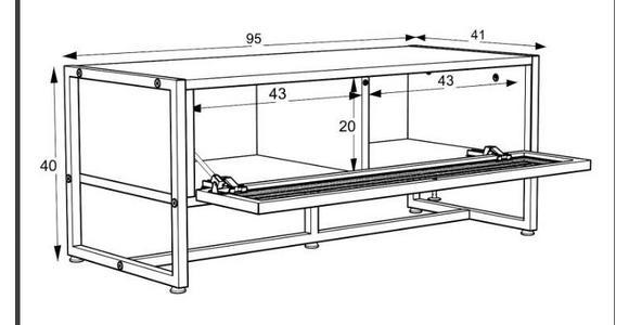 SCHUHBANK 95/40/41 cm  - Weiß, MODERN, Holz/Metall (95/40/41cm) - Novel