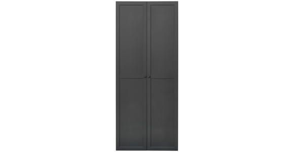 TÜRENSET 80/191,2/1,8 cm - Anthrazit, KONVENTIONELL, Holzwerkstoff/Kunststoff (80/191,2/1,8cm) - Carryhome
