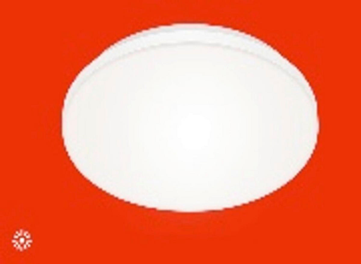 LED-DECKENLEUCHTE 30/7 cm   - Weiß, Design, Kunststoff/Metall (30/7cm)