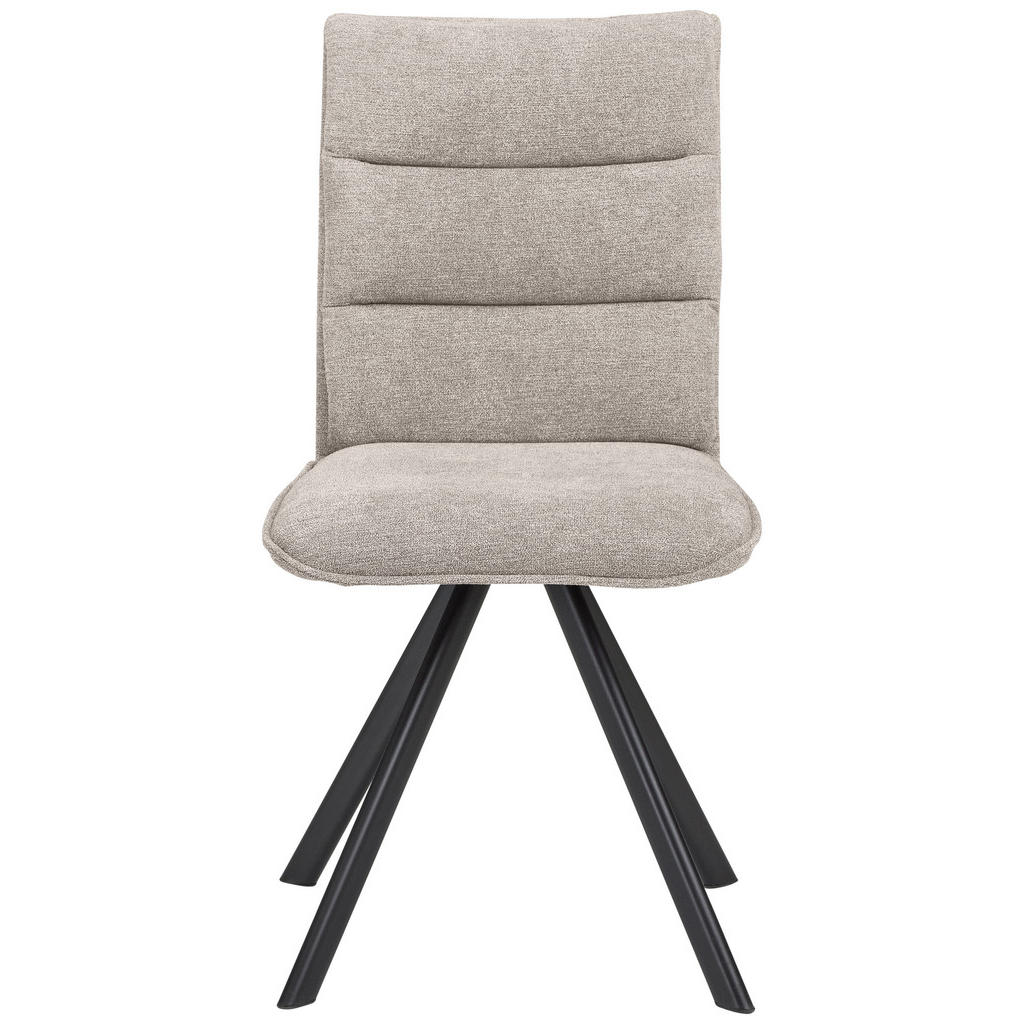 Thumbnail - Cantus Stuhl, Braun, Schwarz, Metall, Textil, Uni, A-Form, 47.5x92x59 cm, Stoffauswahl, Esszimmer, Stühle, Esszimmerstüh...