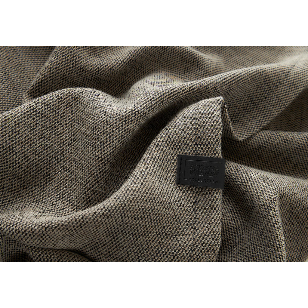 Thumbnail - Schöner Wohnen Fertigvorhang SW-Light, Schwarz, Weiß, Textil, meliert, 130x250 cm, für Stange und Schiene geeignet, mit ...