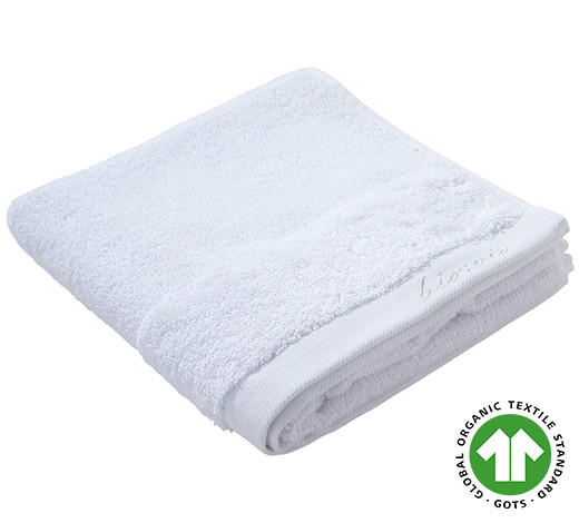 HANDTUCH Bonita - Weiß, Natur, Textil (50/100cm) - Bio:Vio