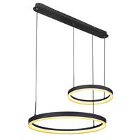 LED-HÄNGELEUCHTE 82,5/60/150 cm    - Goldfarben/Opal, Design, Kunststoff/Metall (82,5/60/150cm) - Globo