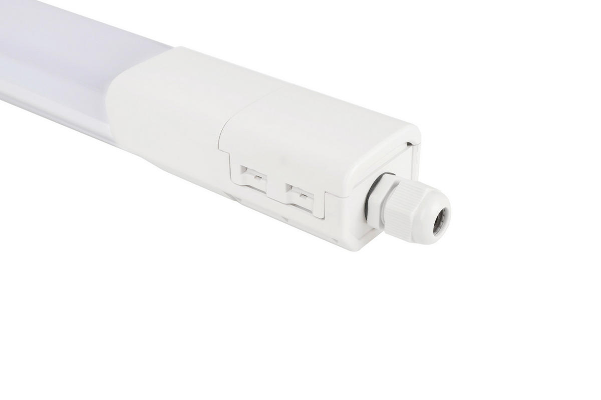 LED-DECKENLEUCHTE plus3 149,5/5,2/4,1 cm   - Weiß, Basics, Kunststoff (149,5/5,2/4,1cm)