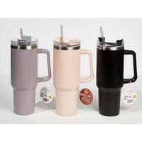 TERMOS ČAŠA  1.18 l   - svijetlo ružičasta/crna, Basics, metal (1.18l)