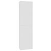 HOCHSCHRANK 35/150/33 cm  - Weiß, MODERN, Glas/Holzwerkstoff (35/150/33cm) - Welnova