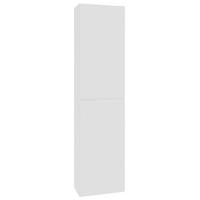 HOCHSCHRANK 35/150/33 cm  - Weiß, MODERN, Glas/Holzwerkstoff (35/150/33cm) - Welnova