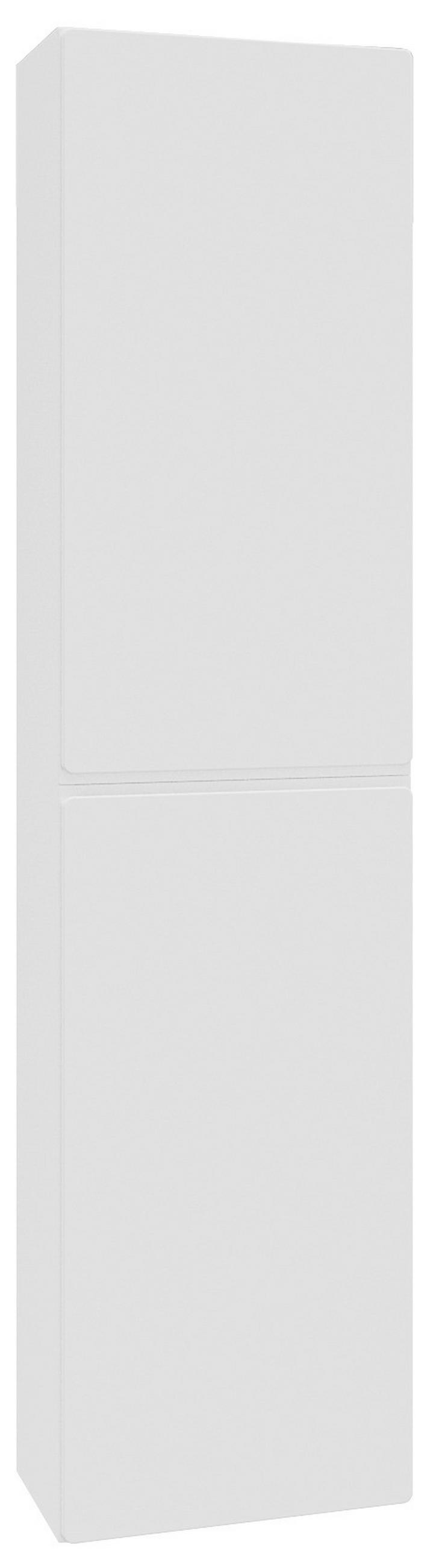 HOCHSCHRANK 35/150/33 cm  - Weiß, MODERN, Glas/Holzwerkstoff (35/150/33cm) - Welnova